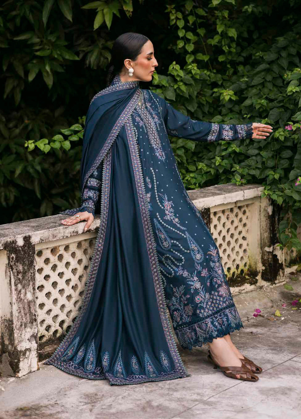 Nureh Stitched Winter Linen Printed Suits 3 Piece