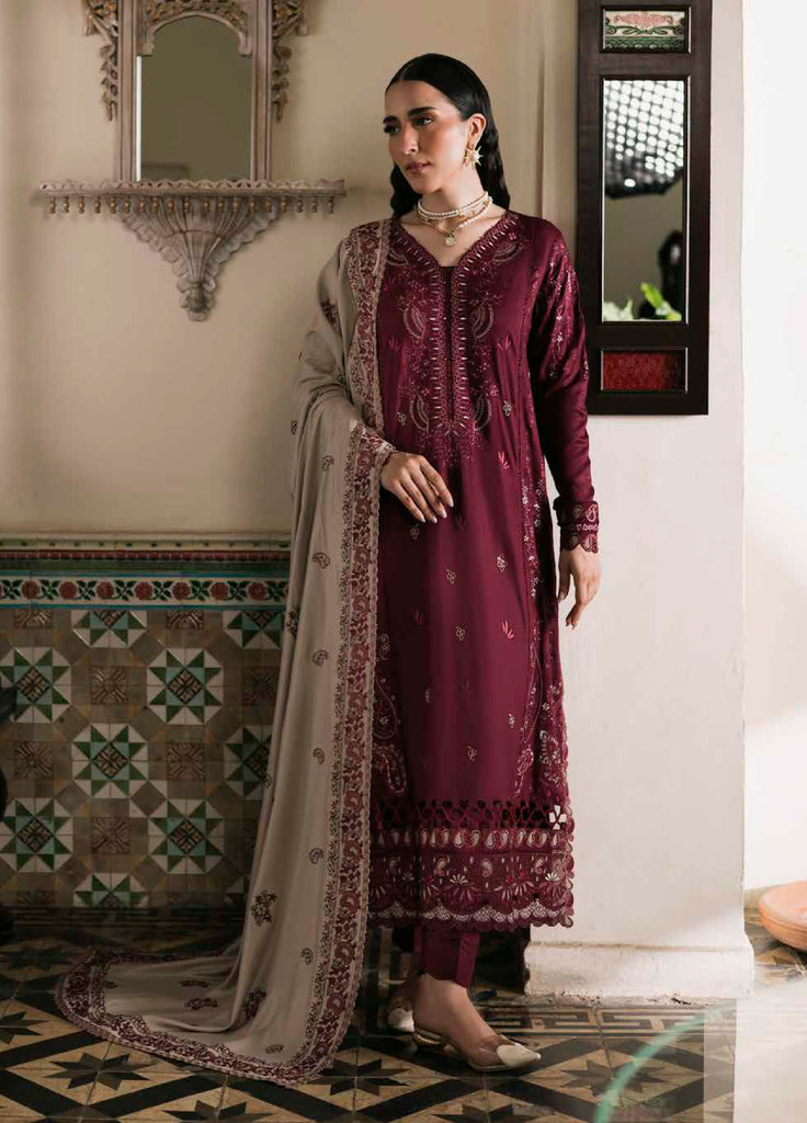 Nureh Stitched Winter Linen Printed Suits 3 Piece