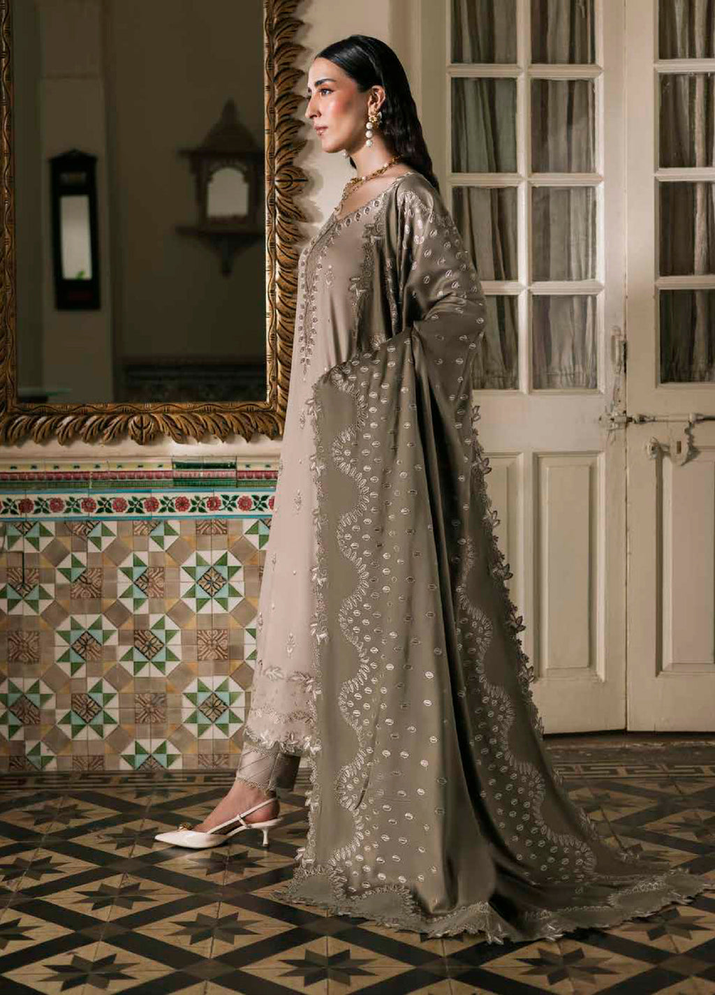 Nureh Winter Linen Suits 3 Piece