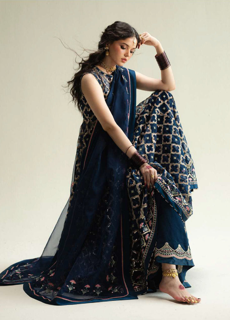 Zara Shahjahan Stitched  Embroidered Organza Suits 3 Piece