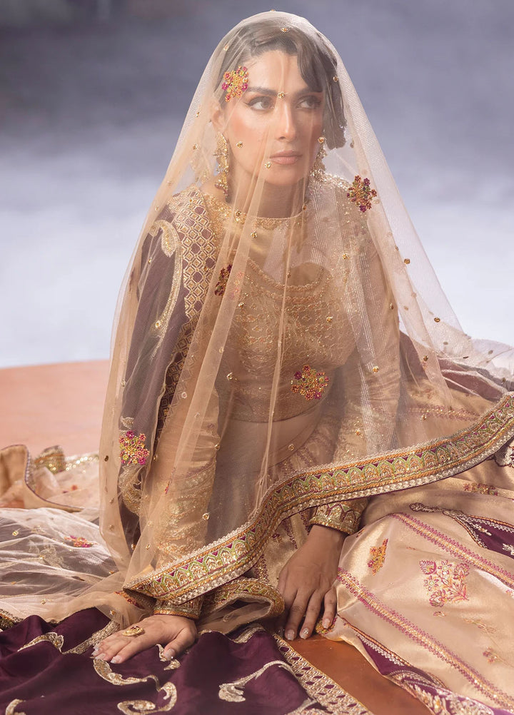Jahan by Erum Khan Embroidered Tissue Suits 4 Piece