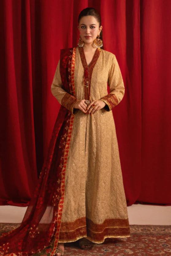 Zaaviay Ruby Charm Chikankari Suit Pret 3 Piece