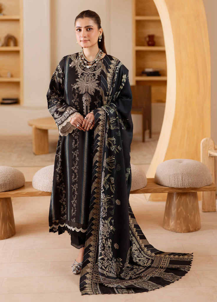Signature Prints by Nureh Printed Marina with wool shawl Suits 3 Piece