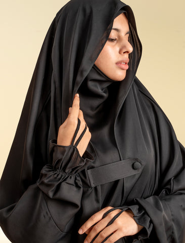 SAUDI JILBAB - BLACK
