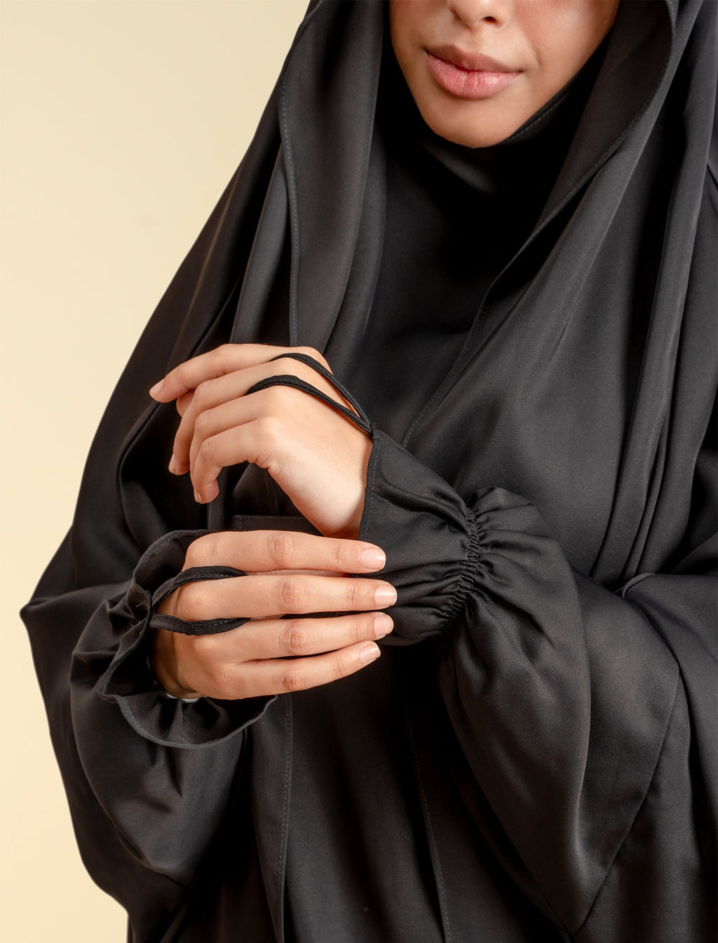 SAUDI JILBAB - BLACK