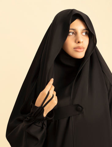 SAUDI JILBAB - BLACK