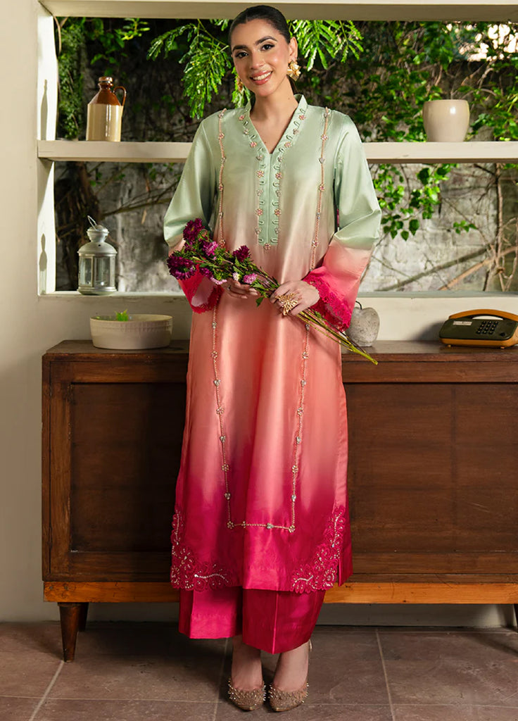 Celeste by Imrozia Pret Embroidered Shamooz Silk 3 Piece