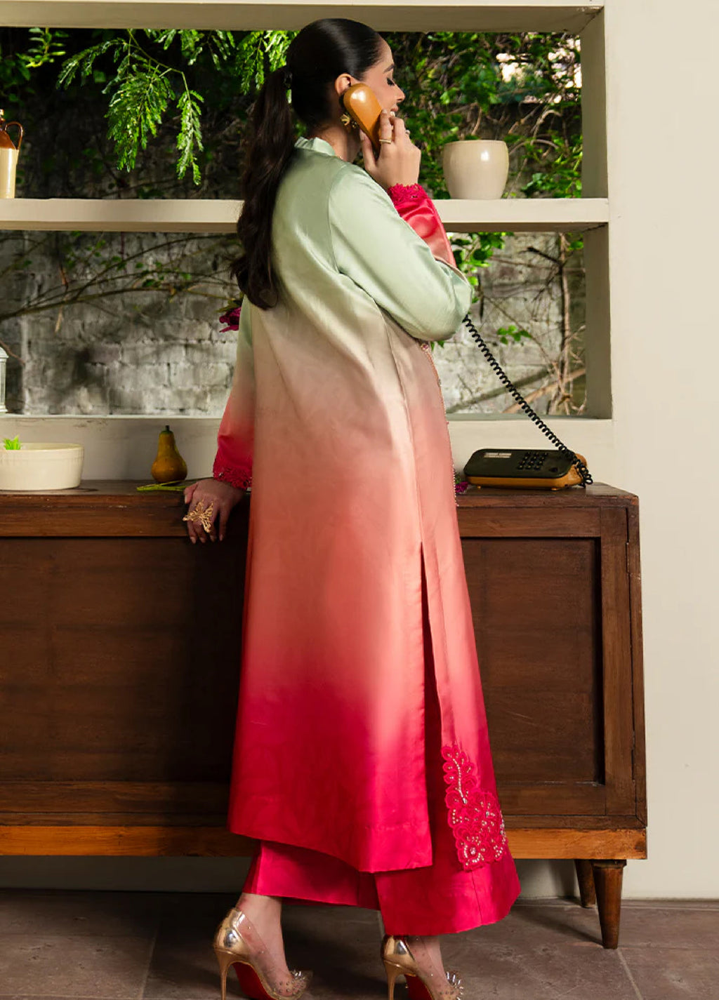 Celeste by Imrozia Pret Embroidered Shamooz Silk 3 Piece