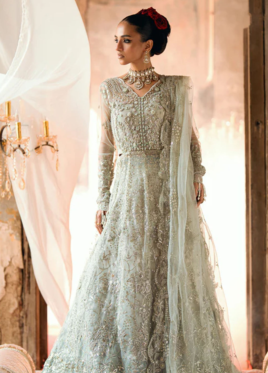 Mehermaa Embroidered Suits Stitched 3 Piece