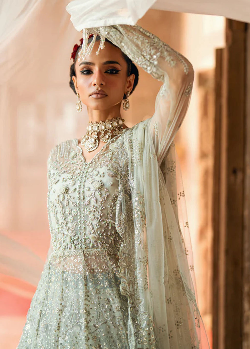 Mehermaa Embroidered Suits Stitched 3 Piece