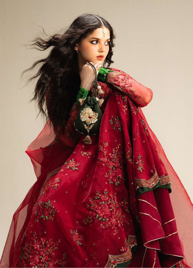 Zara Shahjahan Stitched  Embroidered Organza Suits 3 Piece