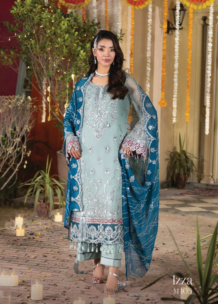 Shagun by Imrozia Premium Women 3 Piece Chiffon Suit