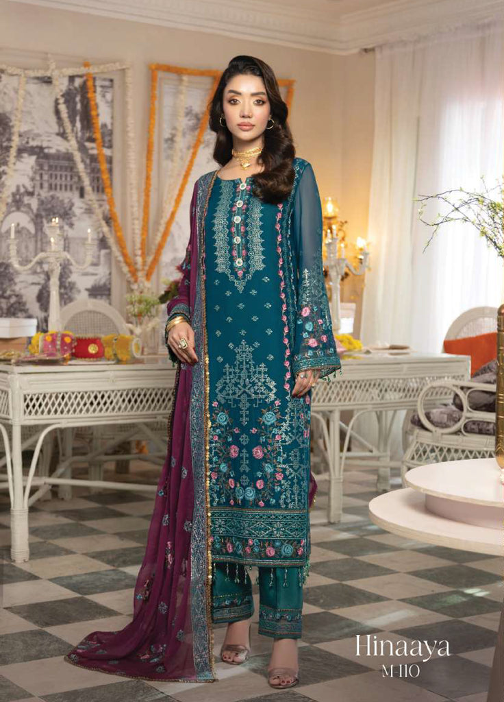 Shagun by Imrozia Premium Women 3 Piece Chiffon Suit