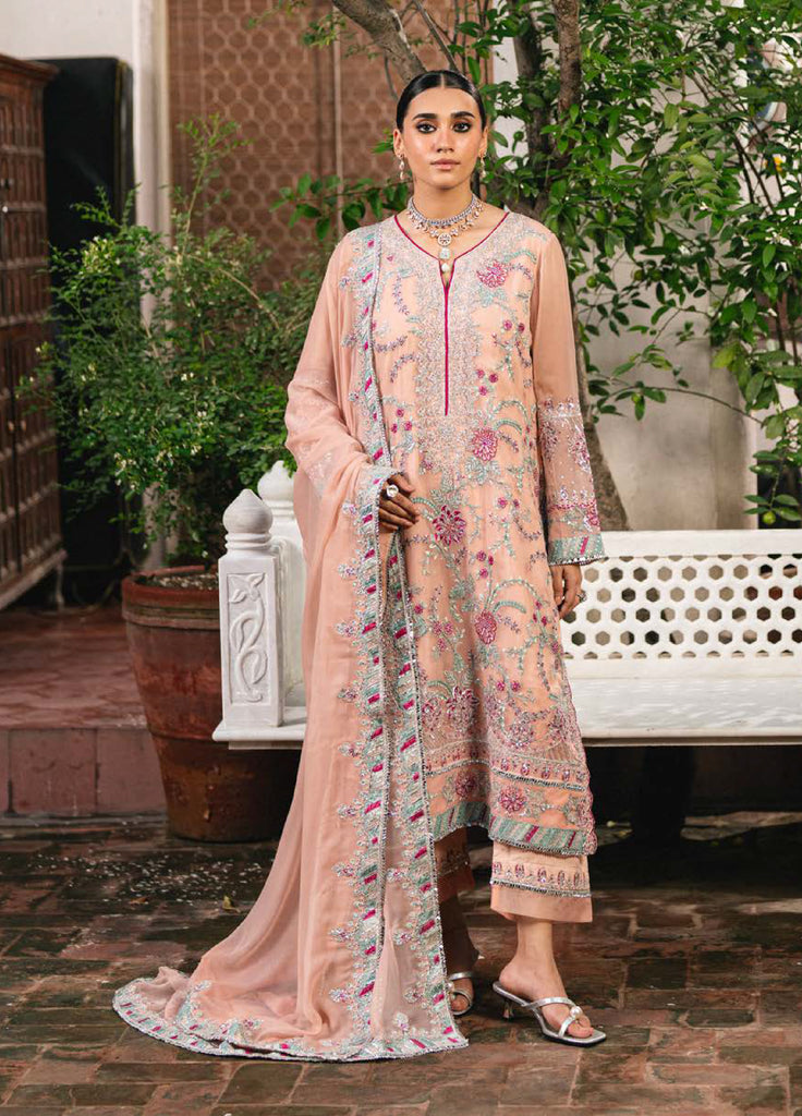 Gulnaar by Freesia Embroidered Chiffon Suits 3 Piece
