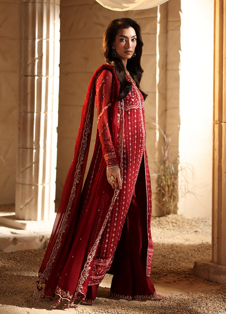 Luxe by Azure  Chiffon Embroidered Suits 3 Piece