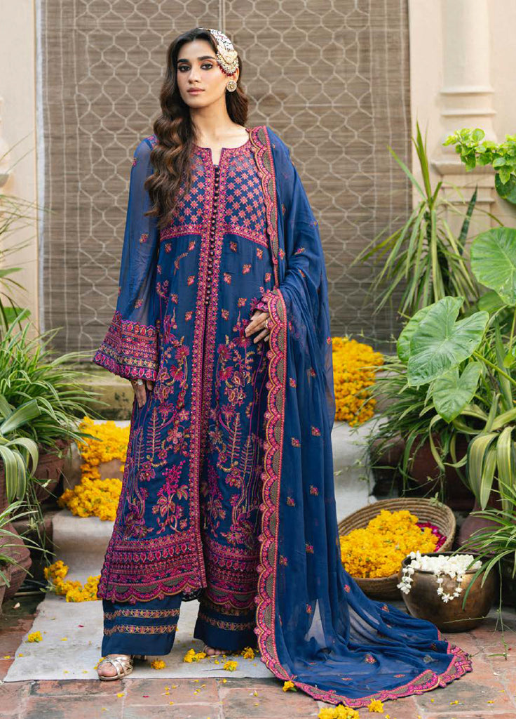 Gulnaar by Freesia Embroidered Chiffon Suits d 3 Piece