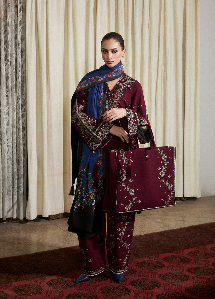 Jugnu by Hussain Rehar Karandi Embroidered Suits 3 Piece