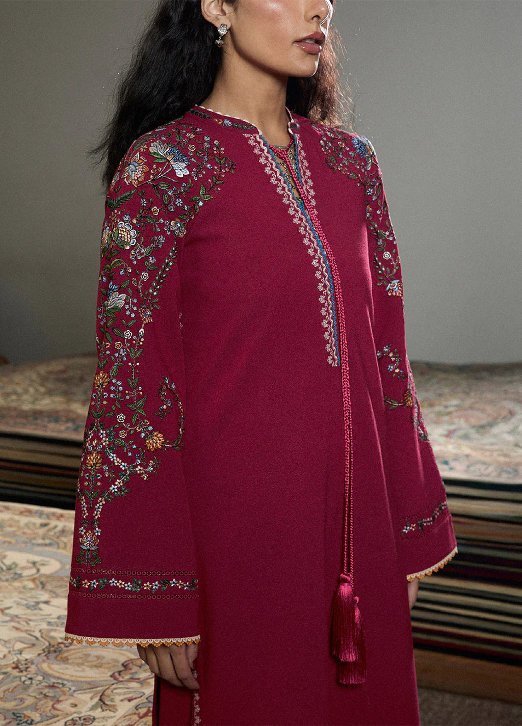 Jugnu by Hussain Rehar Karandi Embroidered Suits 3 Piece