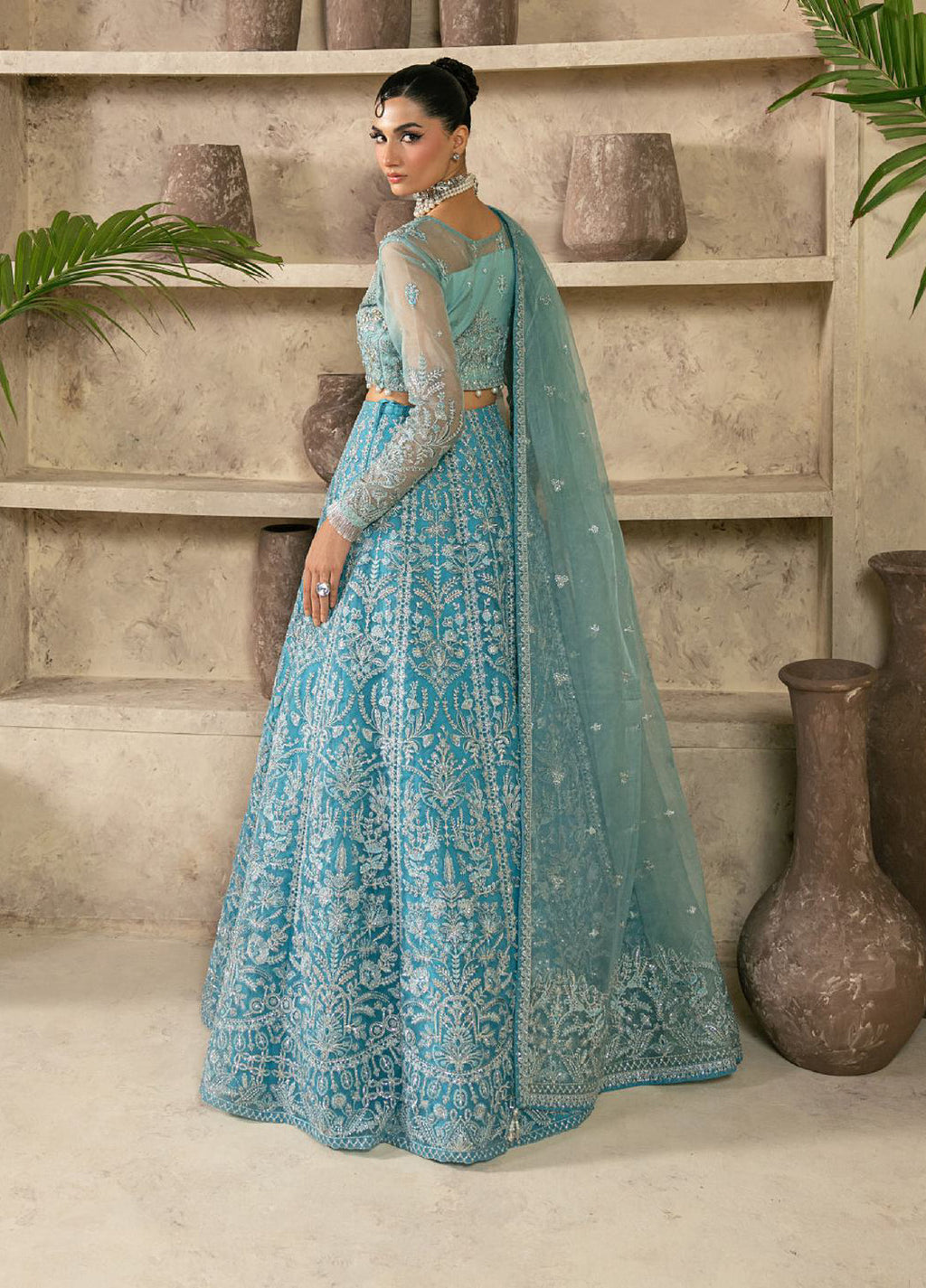 Azira by Gulaal  Luxury Embroidered Organza 3 piece