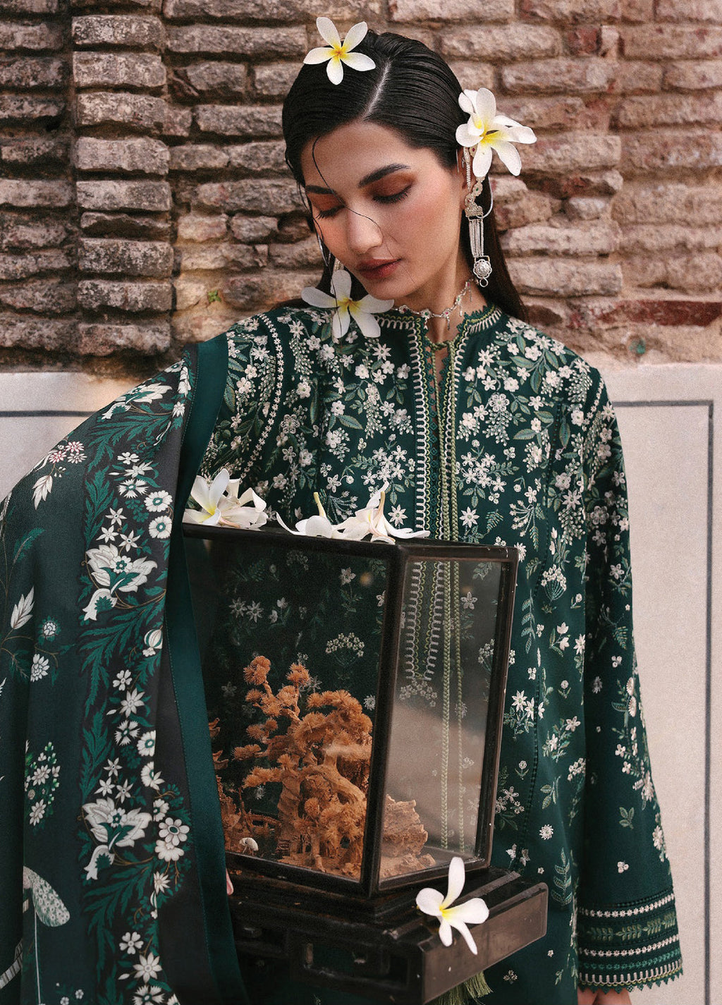 Jugnu by Hussain Rehar  Khaddar Embroidered Suits 3 Piece