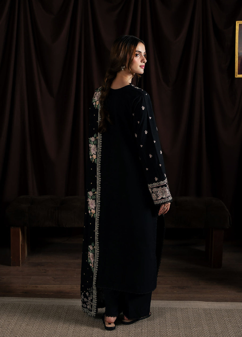 Neeshay Winter Reverie  Karandi Embroidered Suits 3 Piece