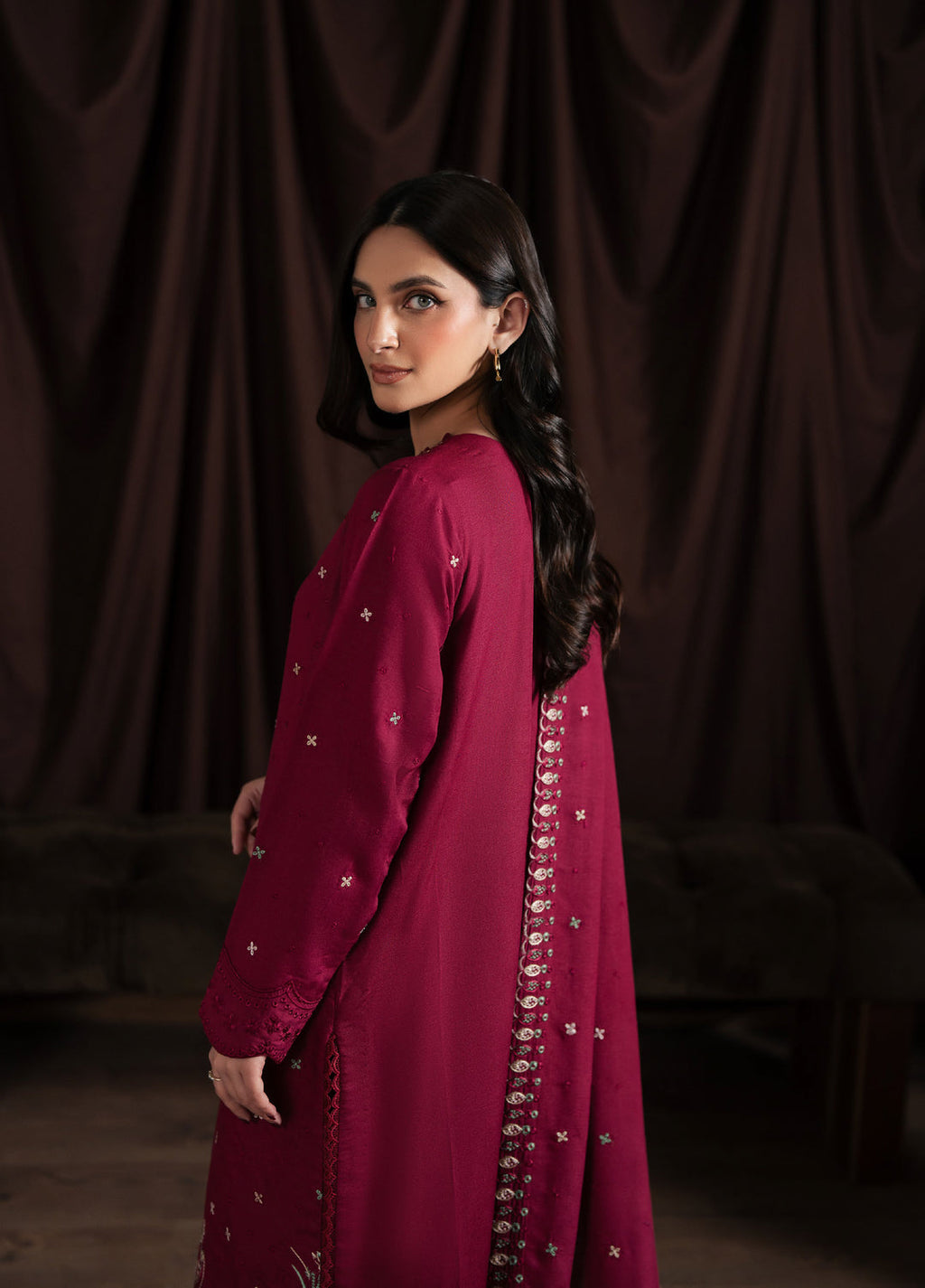 Neeshay Winter Reverie  Karandi Embroidered Suits 3 Piece