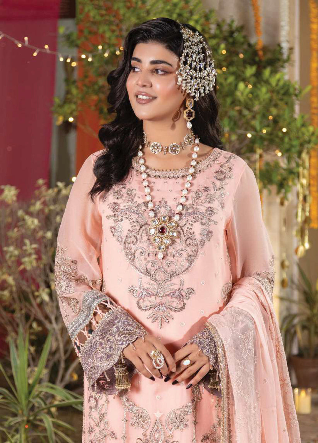 Shagun by Imrozia Premium Women 3 Piece Chiffon Suit