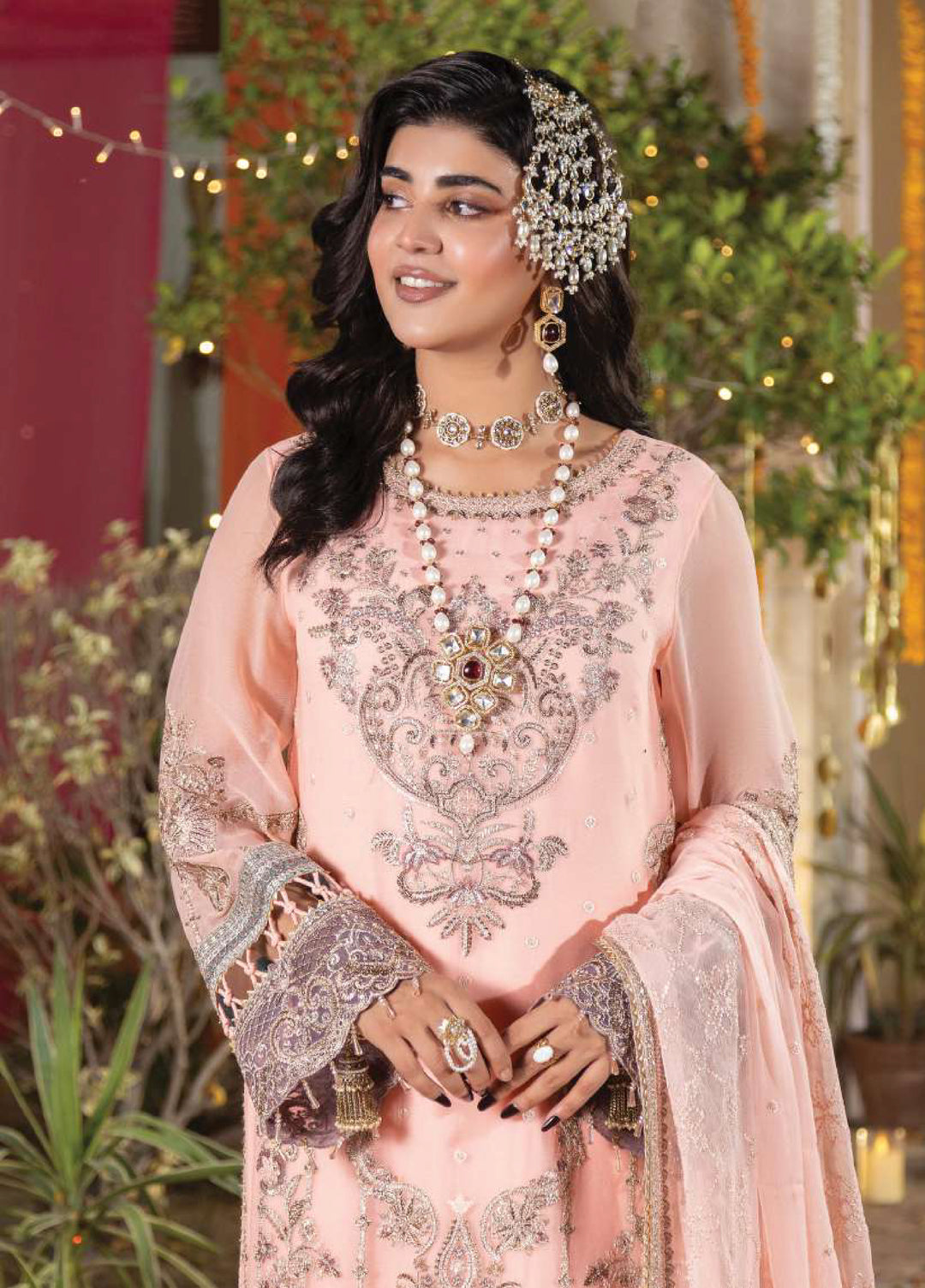 Shagun by Imrozia Premium Women 3 Piece Chiffon Suit