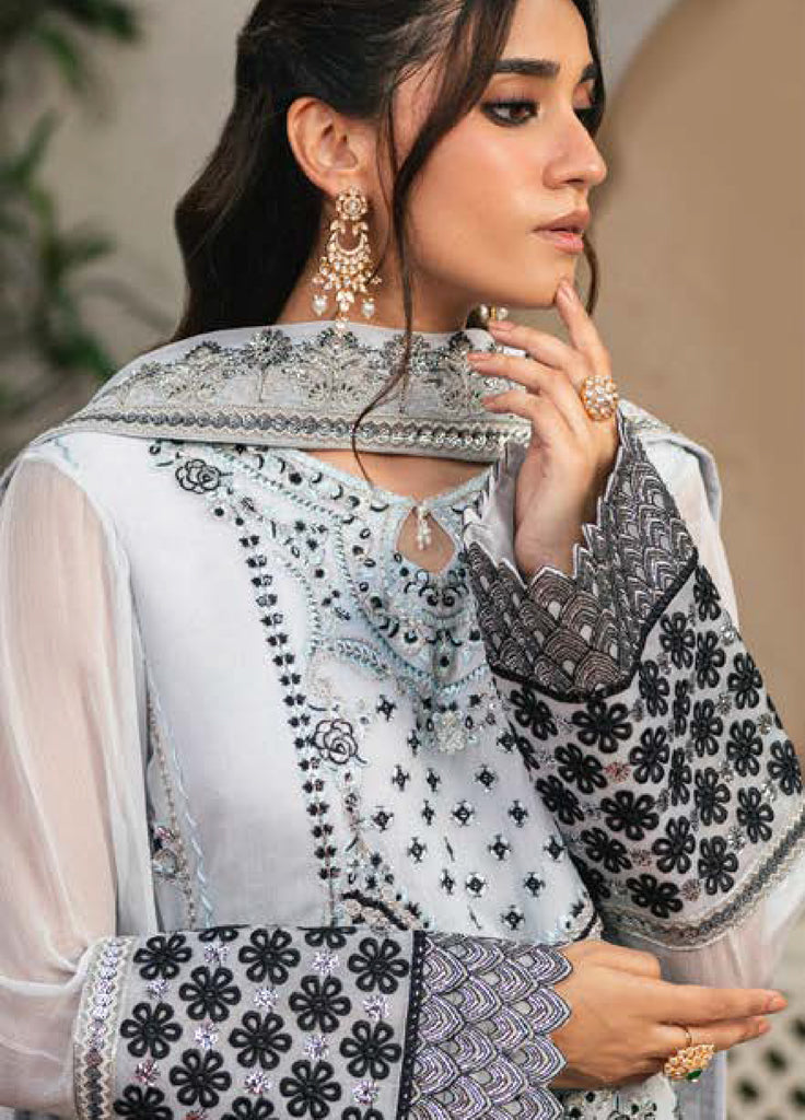 Gulnaar by Freesia Embroidered Chiffon Suits 3 Piece