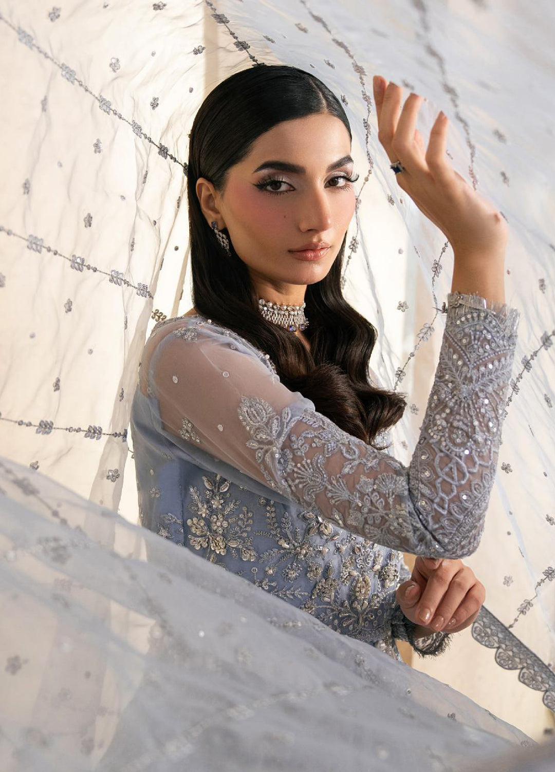 Azira by Gulaal  Luxury Embroidered Organza 3 piece