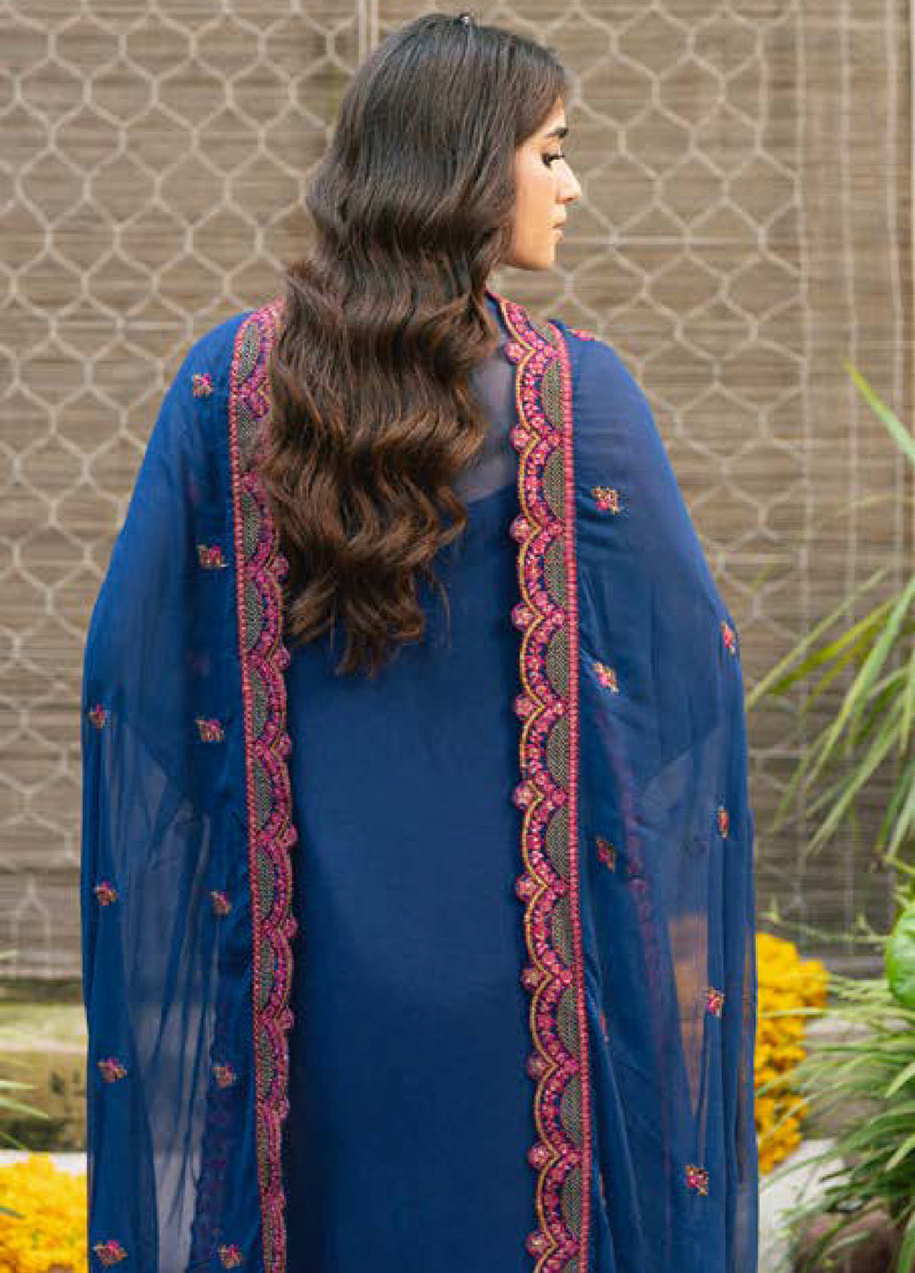 Gulnaar by Freesia Embroidered Chiffon Suits d 3 Piece