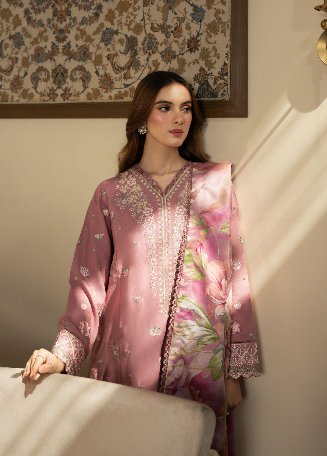 Neeshay Winter Reverie  Karandi Embroidered Suits 3 Piece