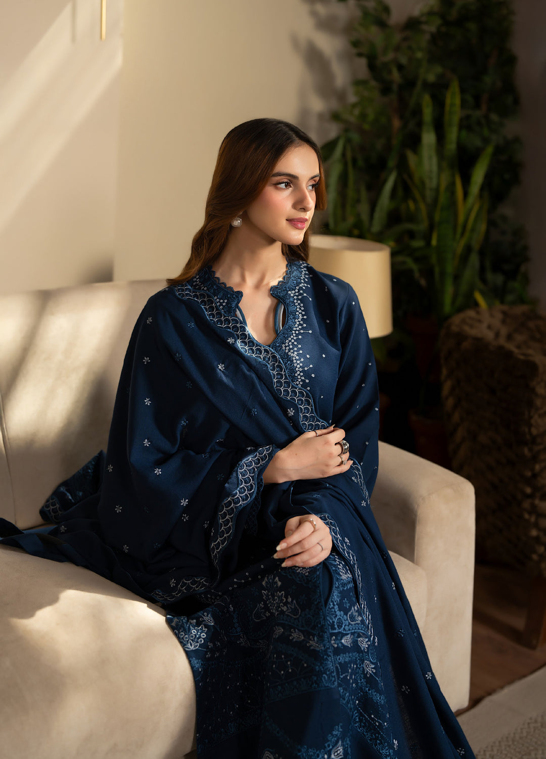 Neeshay Winter Reverie Karandi Embroidered Suits 3 Piece