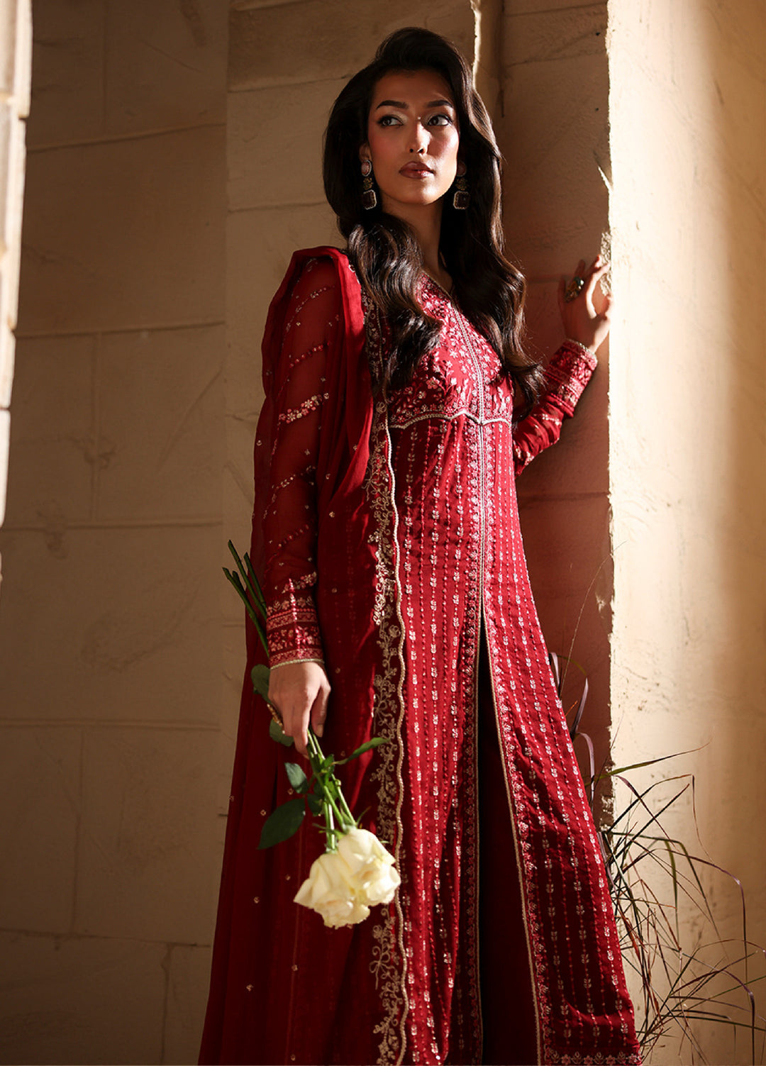 Luxe by Azure  Chiffon Embroidered Suits 3 Piece
