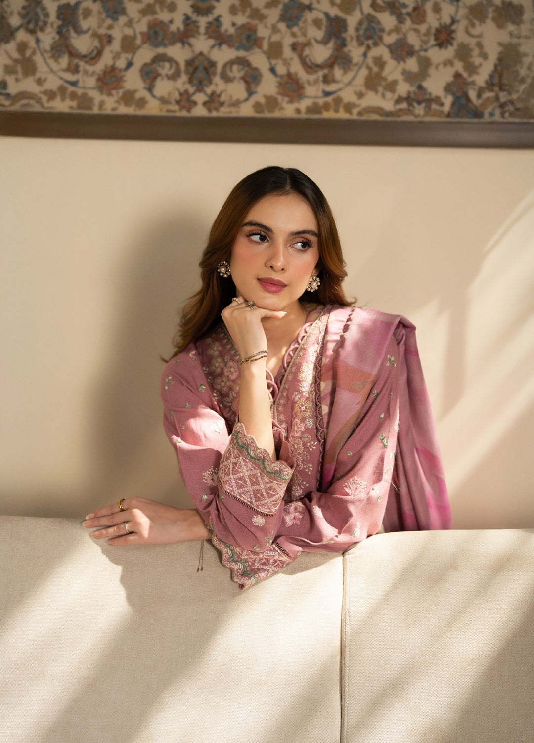 Neeshay Winter Reverie  Karandi Embroidered Suits 3 Piece