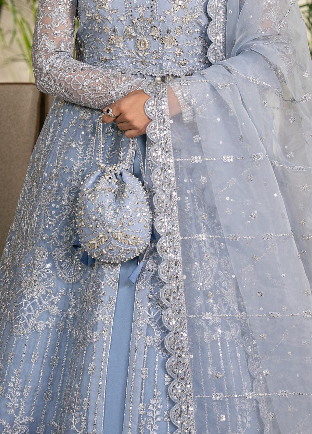 Azira by Gulaal  Luxury Embroidered Organza 3 piece