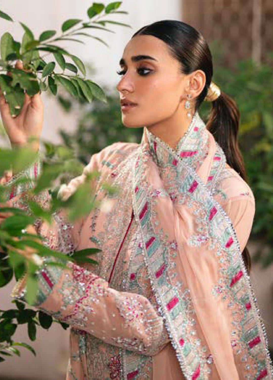 Gulnaar by Freesia Embroidered Chiffon Suits 3 Piece