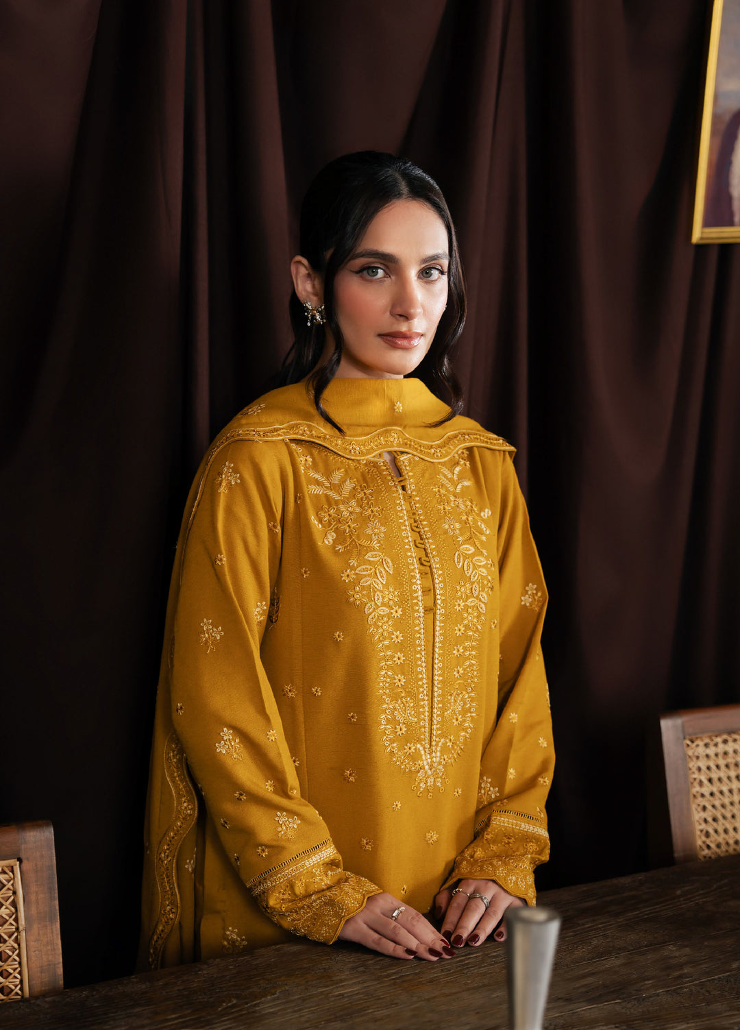 Neeshay Winter Reverie  Karandi Embroidered Suits 3 Piece