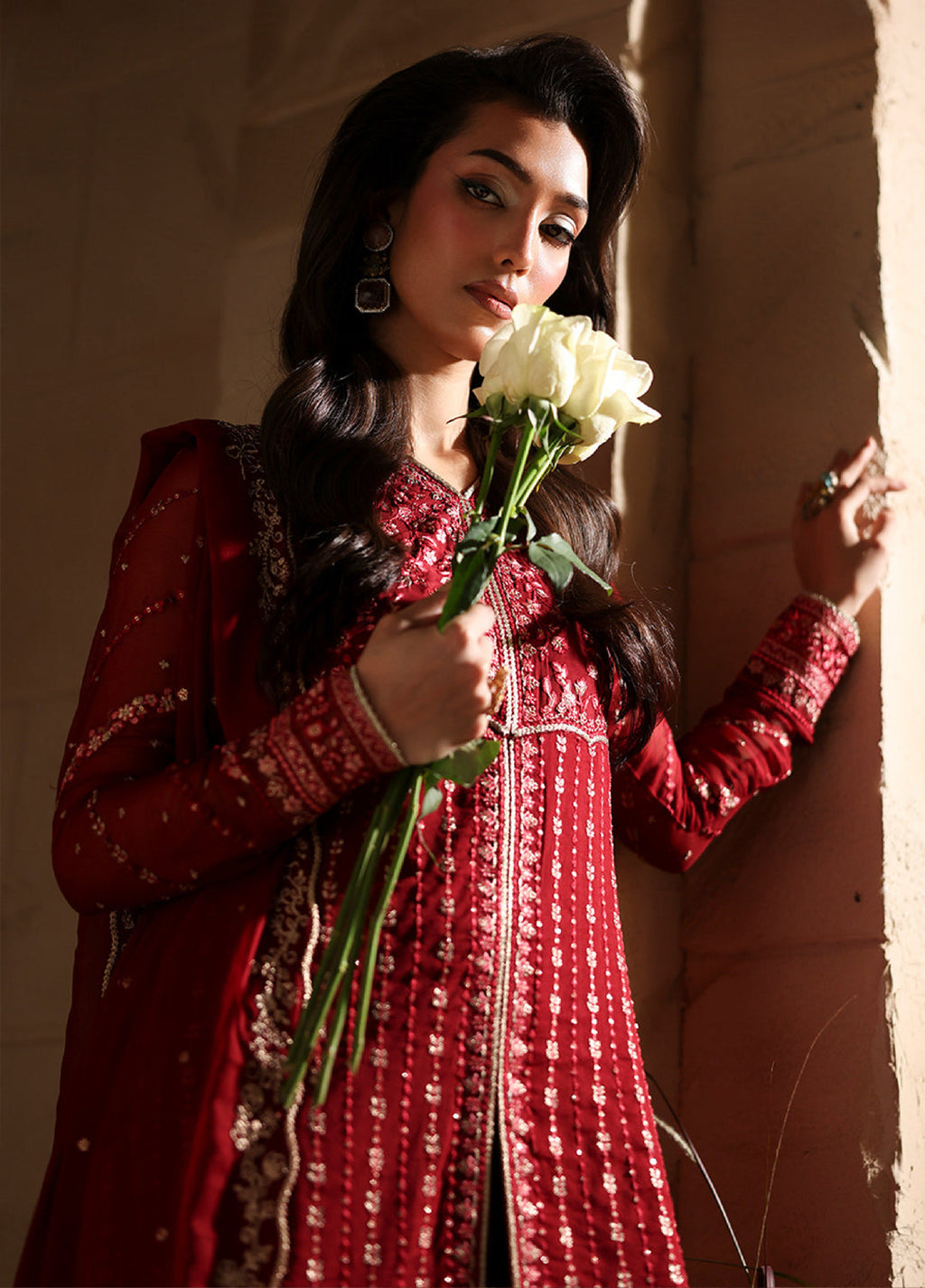 Luxe by Azure  Chiffon Embroidered Suits 3 Piece
