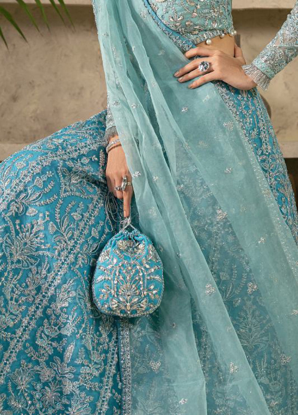 Azira by Gulaal  Luxury Embroidered Organza 3 piece