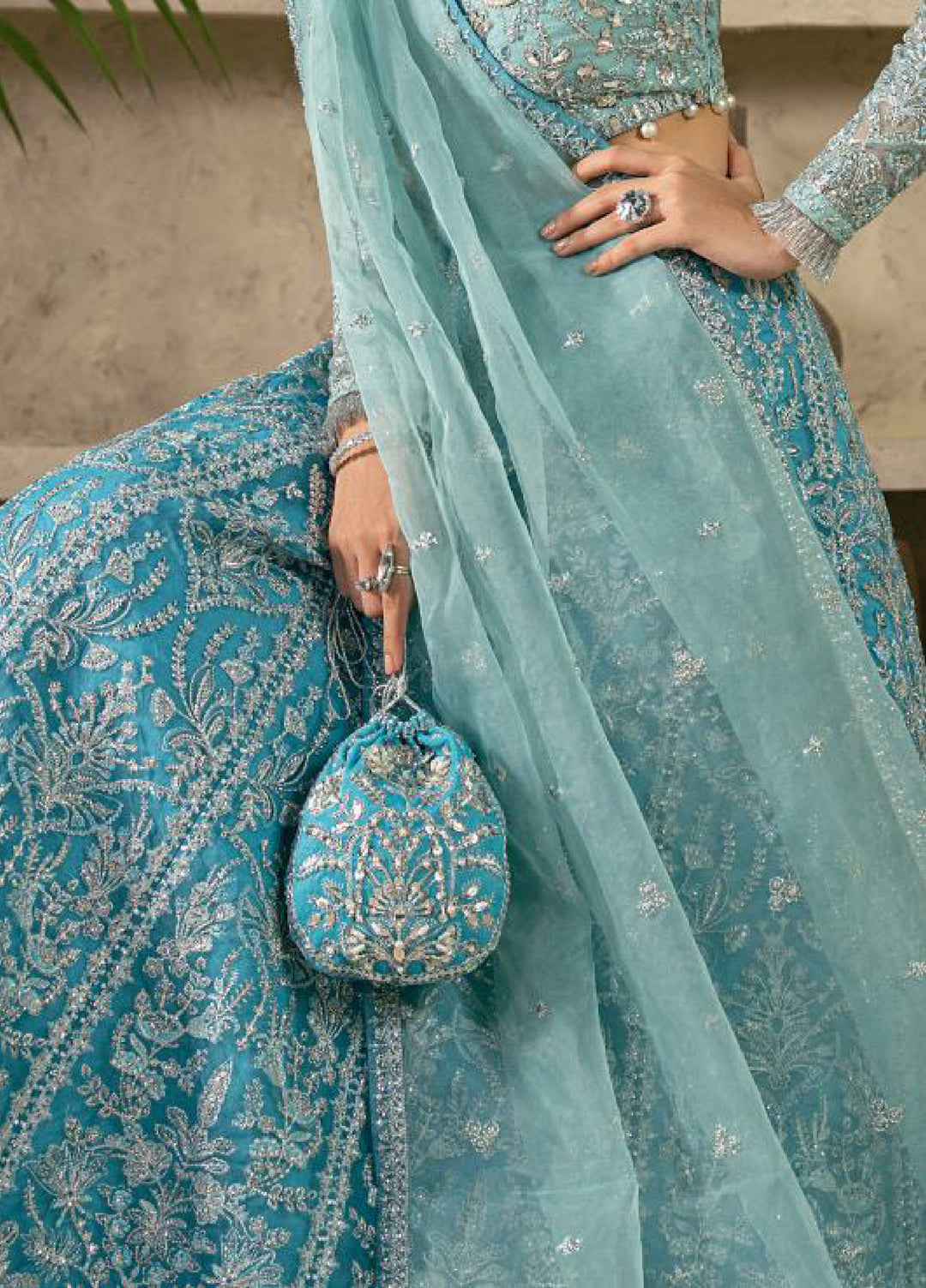Azira by Gulaal  Luxury Embroidered Organza 3 piece