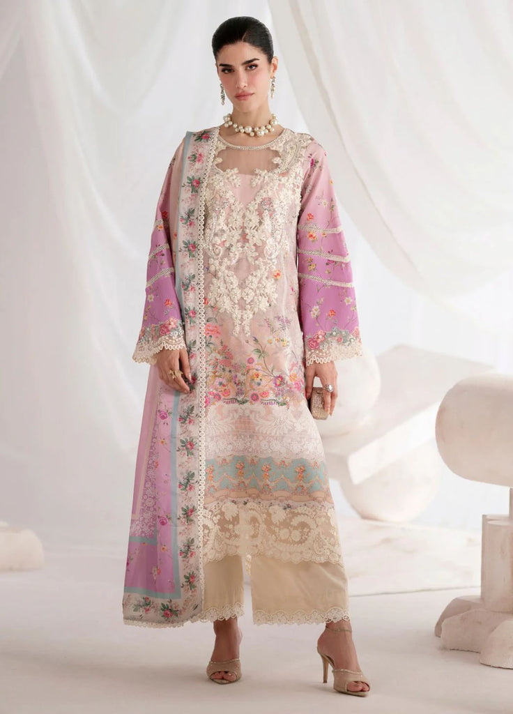 Ajr couture Embroidered Silk Suits Unstitched