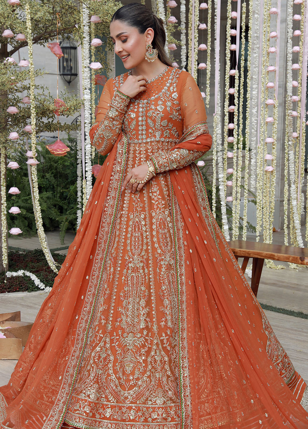 Gulmina | Embroidered Chiffon 3-Piece Suit