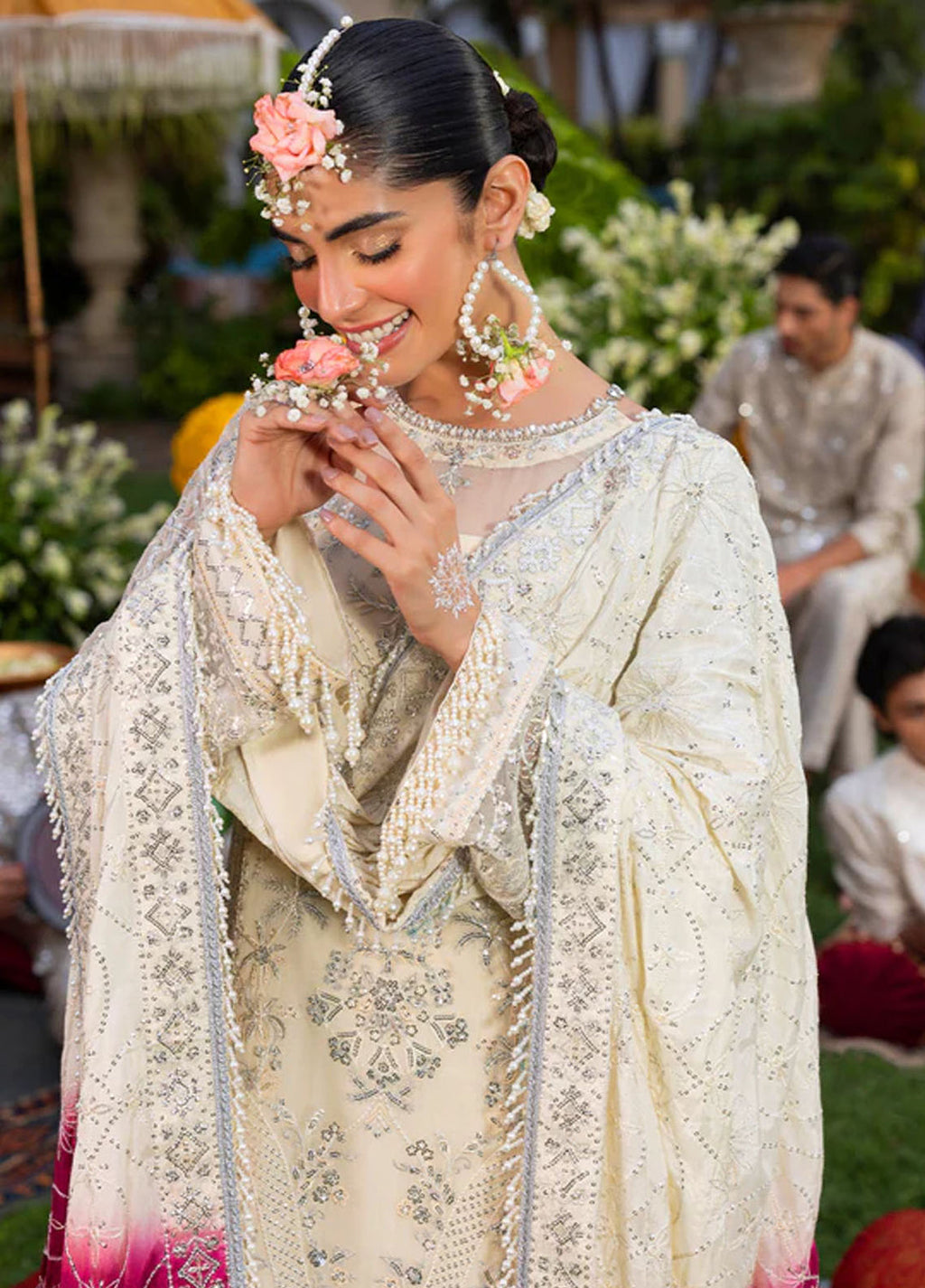 Sahane Embroidered Chiffon Suits Stitched 4 Piece