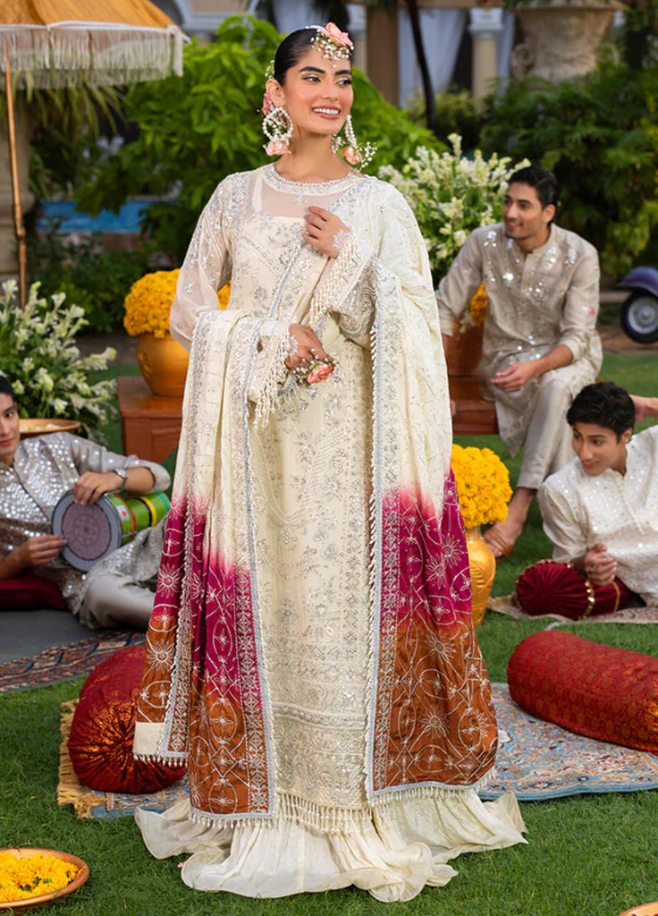 Sahane Embroidered Chiffon Suits Stitched 4 Piece