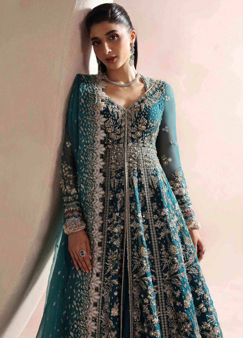 Lilianne by Republic Womenswear Embroidered Organza Suits 3 Piece