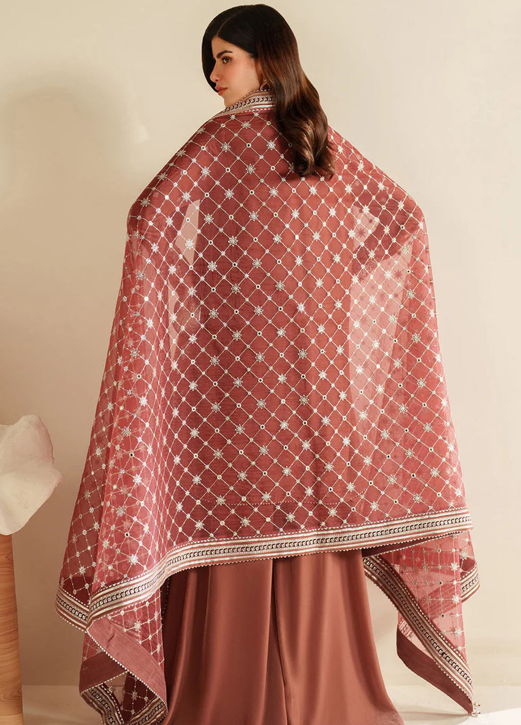 Velvet Vogue by Jazmin Embroidered Velvet Suits 3 Piece