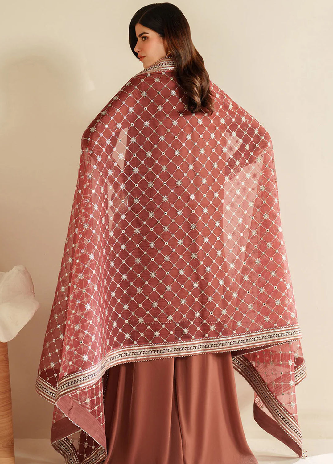 Velvet Vogue by Jazmin Embroidered Velvet Suits 3 Piece