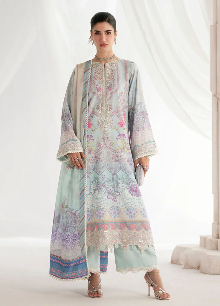 Ajr couture Embroidered Silk Suits Unstitched