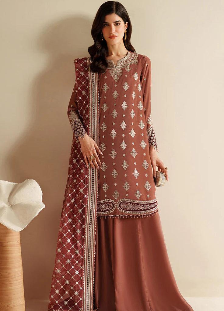 Velvet Vogue by Jazmin Embroidered Velvet Suits 3 Piece